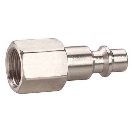 Speedaire 30E545 - Quick Connect Hose Coupling, 1/4 in Body Size, 1/4 in Hose Fitting Size, Plug, Female, 30 E545