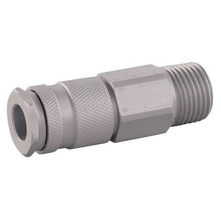 Speedaire 30E624 - Coupler Body,(M)NPT,1/4,Aluminum