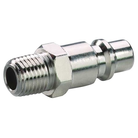 Speedaire 30E704 - Coupler Plug,(M)NPT,1/4,Steel