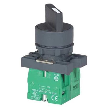 Dayton 30G272 - Non-Illum Selectr Swtch,22mm,3 Pos,Lever