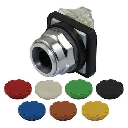 Dayton 30G439 - Push Button Operator, 30 mm, 1 NO/1 NC, Universal