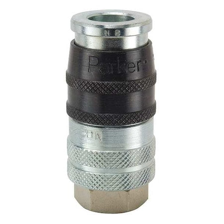 Parker EZ-501-8FP - Coupler Body,Steel,1/2 In. Pipe,110 cfm