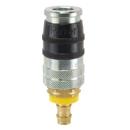 Parker EZ-371-6PL - Quick Connect,Socket,3/8" Body,3/8" Barb