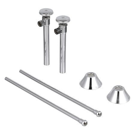 Zurn Z8808-XL-LR-PC - Closet Supply Stop,1/2 in x 3/8 in SWT