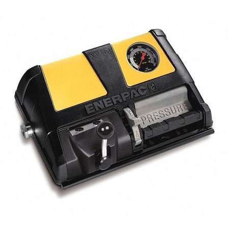 Enerpac XA11VG - XA11 VG, Air Driven Hydraulic Pump, 4/3 Valve, 61 in3 Oil, Pressure Gauge, For Double-Acting Tools