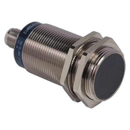 Telemecanique Sensors XS630B1PBM12 - Cylindrical, Inductive Proximity Sensor, 30 mm Dia., Brass, M12, 3 Wires, Shielded