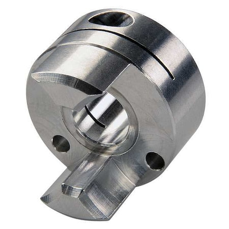 Ruland MJC33-12-A - Curved Jaw Coupling Hub,12mm,Aluminum