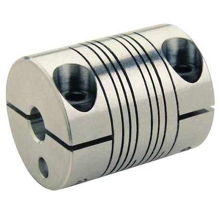 Ruland MWC25-3/8"-6MM-A - Motion Control Coupling,Clamp,3/8"x6mm