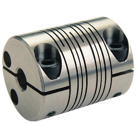 Ruland MWS25-10-10-SS - Motion Control Couplng,Set Screw,10mmx10mm