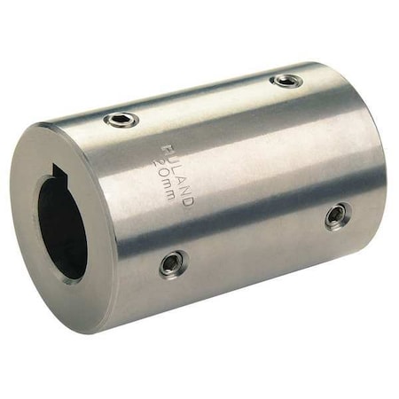 Ruland SCC-12-12-SS - Rigid Shaft Coupling,Set Screw,2-1/4" L