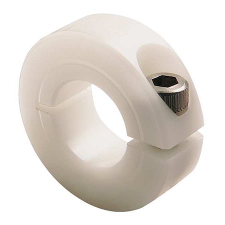 Ruland MCL-4-P - Shaft Collar,Clamp,1 Pc,4mm,Plastic