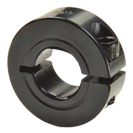 Ruland CLD-12-F - Shaft Collar,D-Bore,1 Pc,3/4 In,Steel