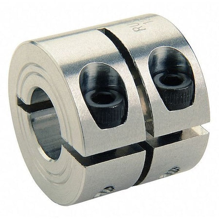 Ruland MWCL-6-A - Shaft Collar,Clamp,1 Pc,6mm,2024 Aluminum