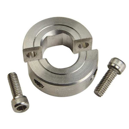 Ruland SPD-16-SS - Shaft Collar,D-Bore,2 Pc,1 In,303 SS