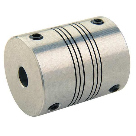 Ruland PSMR19-4-4-SS - Motion Control Coupling,Set Screw,4mmx4mm