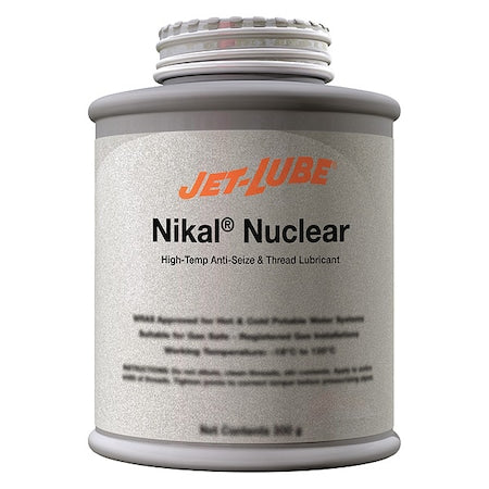 Jet-Lube 13504 - Anti-Seize, Nuclear Grade, Brush-Top Can, 1 lb, Nickel Base, 2600 Degrees F Max Op Temp, Paste