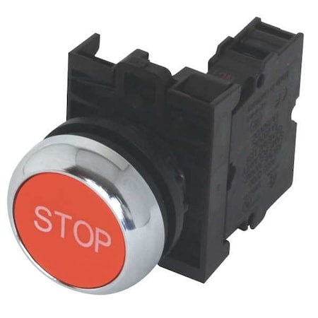 Eaton M22M-D-R-GB0-K01 - Push Button Operator, 22 mm, 1 NC, Red