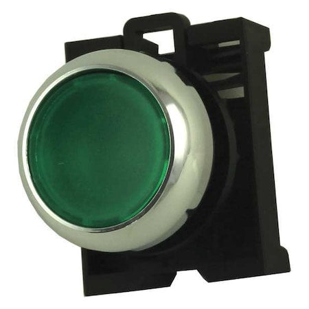 Eaton M22M-DL-G - Illum Push Button Operator,22mm,Green