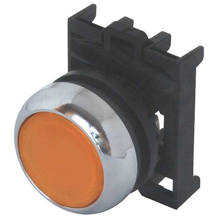 Eaton M22M-DL-A - Illum Push Button Operator,22mm,Amber