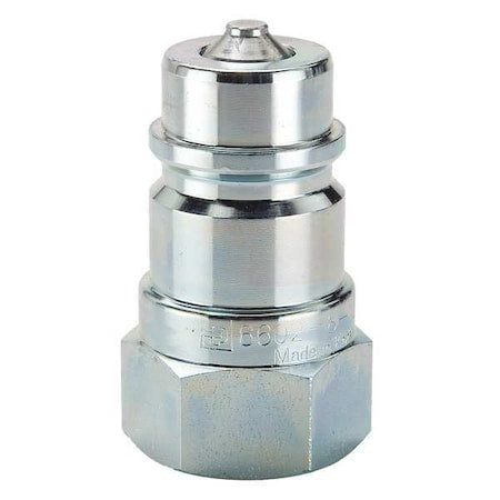 Parker 6610-10-10 - Hydraulic Quick Connect Hose Coupling, Steel Body, Ball Lock, 7/8"-14 Thread Size, 6600 Series