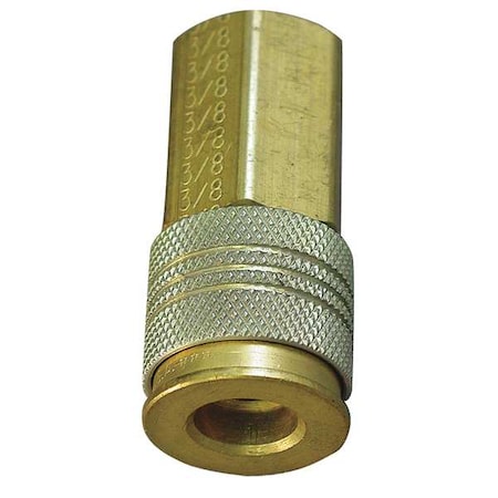 Hansen B23AS25F - Coupler Body,(F)NPT,1/4,Brass