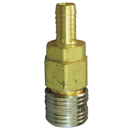 Hansen 1700E - Quick Connect,Socket,1/4" Body,3/8" Barb