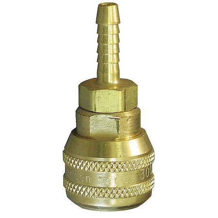 Hansen 4006E - Quick Connect,Socket,3/8" Body,3/8" Barb