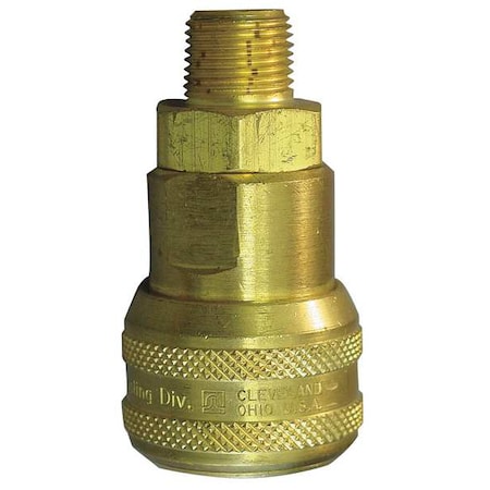Weatherhead 5300E - Coupler Body,(M)NPT,1/2,Brass