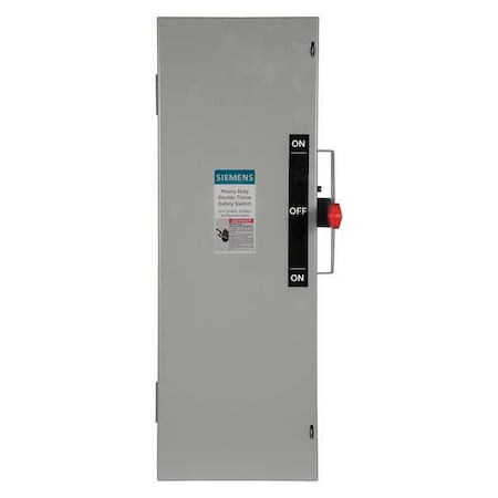Siemens DTF321 - Fusible, Safety Switch, Heavy Duty, 240 V, 3 PDT