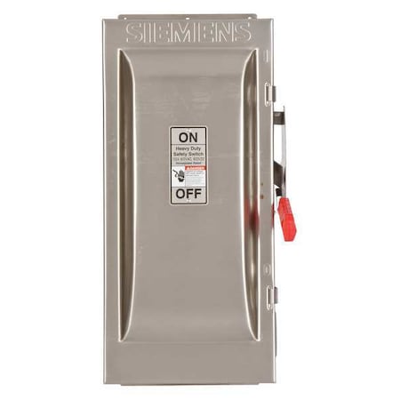 Siemens HNF363SS - Nonfusible, Safety Switch, Heavy Duty, 600 V, 3 PST, NEMA 4