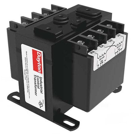 Dayton 31EJ08 - Control Transformer, 100 VA, 12/24 V AC, 120 V AC