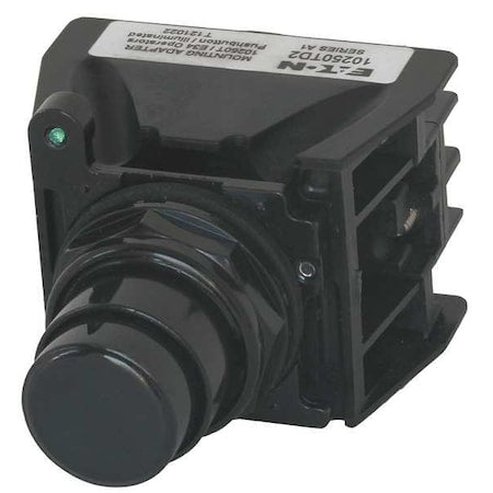 Eaton E34EX708B - Hazardous Location Push Button, 30 mm, 1 NO/1 NC, Black