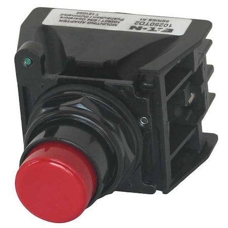 Eaton E34EX708R - Hazardous Location Push Button, 30 mm, 1 NO/1 NC, Red