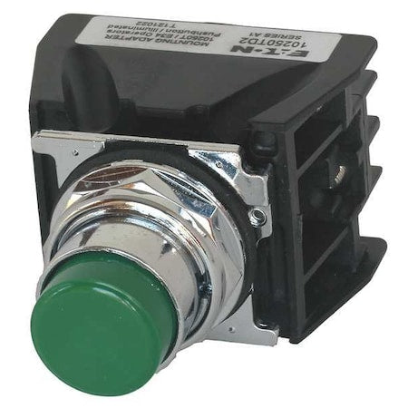 Eaton 10250T708G - Hazardous Location Push Button, 30 mm, 1 NO/1 NC, Green