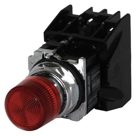 Eaton 10250T828RD2A - Illum Push Button,Full Volt,Red,1 NO/1 NC