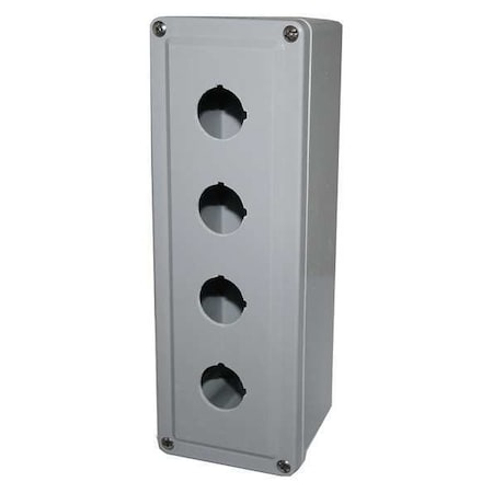 Eaton E34N54 - Push Button Enclosure,30mm,4 Holes,Plastic