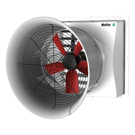 Multifan C6E63K0M10338 - Agricultural Exhaust Fan,240 V,21/32 HP