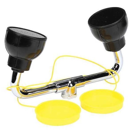 Bradley S39-681 - Eye/Face Wash Assy,Brass, Plastic,6-3/4in