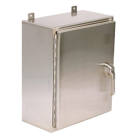 Wiegmann SSN42420103PT - 3 Point Latch with Padlock Handle Electrical Enclosures, 24 in H, 10 in D, 20 in W, 12, 3 R, 4, 4 X