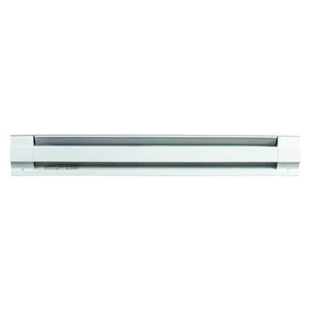 Cadet 2F500-1W - Electric Baseboard Heater, 30 in, 500 W, 120 V, White