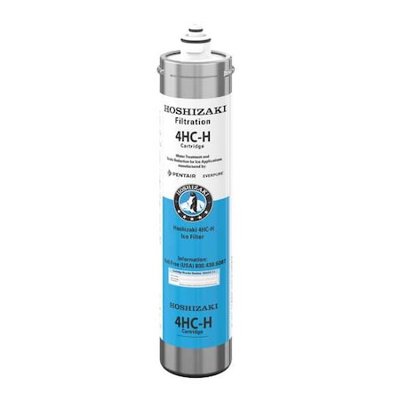Hoshizaki H9655-11 - Ice Maker Quick Connect Filter, 0.5 micron, 1.7 gpm, 21,000 gal, 14-1/2 in Overall Ht, 3-1/4 in Dia