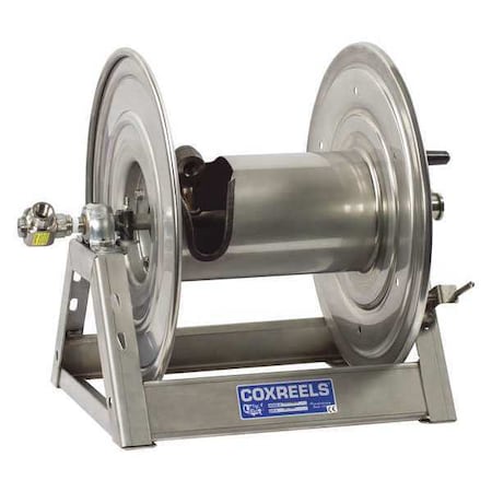 Coxreels 1125-5-100-SP - Stainless Steel Hand Crank Hose Reel