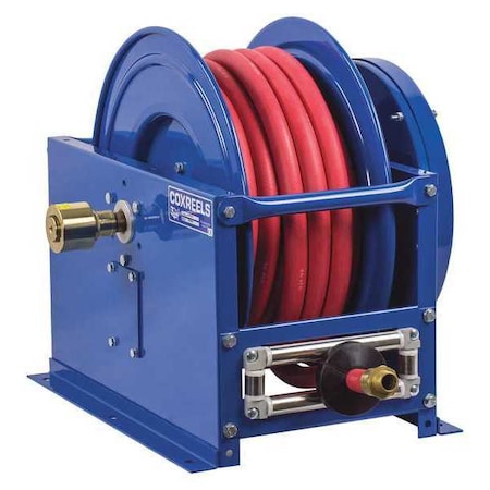 Coxreels SLPF-550 - Spring Return Fuel Hose Reel, 3/4 in Hose Diameter, 50 ft Length, 300 psi Max. Pressure, Brass