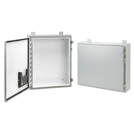 Nvent Hoffman A483608LP - Screw Down Clamps with Padlocking Hasp Electrical Enclosures, 48 in H, 8 in D, 36 in W, 12, 13