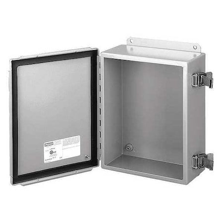 Nvent Hoffman A6044NFSS - Screw Down Clamps Electrical Enclosures, 6 in H, 4 in D, 4 in W, 12, 3 R, 4, 4 X, 304 Stainless Steel