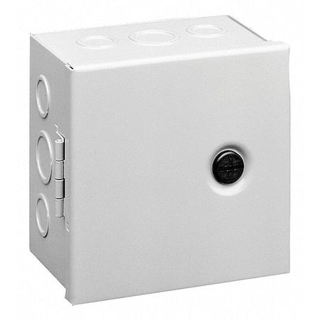 Nvent Hoffman AHE10X10X6 - 1/4 Turn Latch Electrical Enclosures, 10 in H, 6 in D, 10 in W, 1, Steel