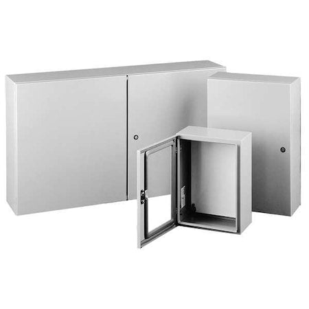 Nvent Hoffman CSD423612 - 3 Point Latch Electrical Enclosures, 42 in H, 12 in D, 36 in W, 12, 13, 4, Steel