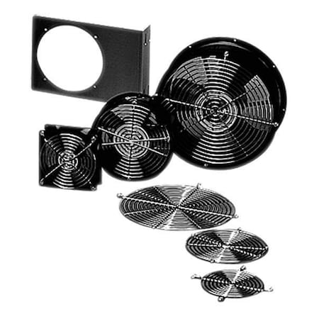 Nvent Hoffman A4AXFN24 - Axial Fan, Square, 24 V DC, Cast Aluminum, 4 5/8 in W.