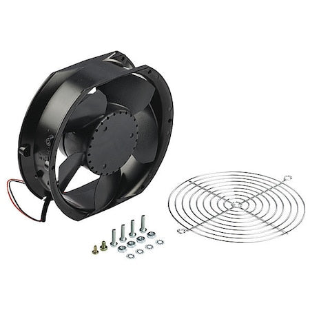Nvent Hoffman A6AXFN - Axial Fan, Round, 115 V AC, Cast Aluminum, 6.77" W.