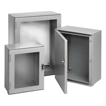 Nvent Hoffman UU605025 - 1/4 Turn Latch Electrical Enclosures, 23.62 in H, 9.84 in D, 20 in W, 12, 13, 4, 4 X, Fiberglass